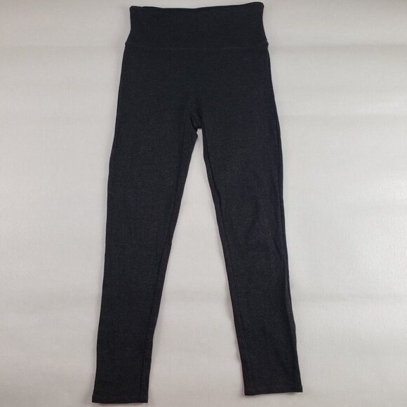 Spanx Gray Ponte Pant Womens Medium Shaping Pull On Gusseted Stretch Skinny - Picture 1 of 8